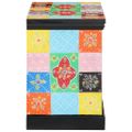 vidaXL TV skrinka 80 x 35 x 50 cm Viacfarebný Masívne mango drevo