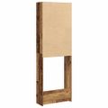 VidaXL Skrinka na práčku Old Wood 64x24x190 cm