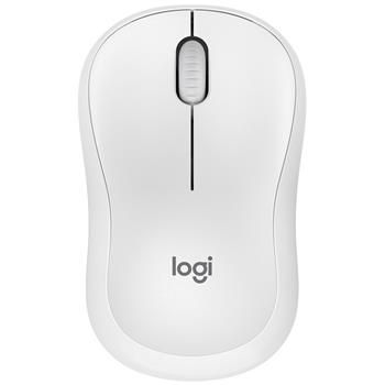 Logitech myš Wireless M240 silent - optická, bezdrôtová, 3 tlačidlá, tichá, bluetooth, 400-4000dpi, biela