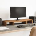 vidaXL Podstavec pod monitor 80x24x10,5 cm kompozitné drevo