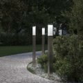 vidaXL Stĺpikové svietidlá 3 ks 80 cm nehrdzavejúca oceľ IP44