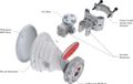 RF elements HG4-CC-A45, Asymetrická Horn anténa, 5GHz, 45°