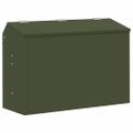 vidaXL Kŕmidlo pre králiky Olivovo zelená 64,5 x 25,5 x 45,5 cm 6 kg