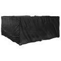 vidaXL Kryt na záhradný nábytok v tvare L 16 očiek 215x215x90 cm