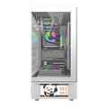 Počítačová skriňa DarkFlash DS950V s displejom (biela) + 6 ventilátorov