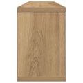 vidaXL Nástenné poličky v tvare kocky 6 ks 60x15x23cm kompozitné drevo