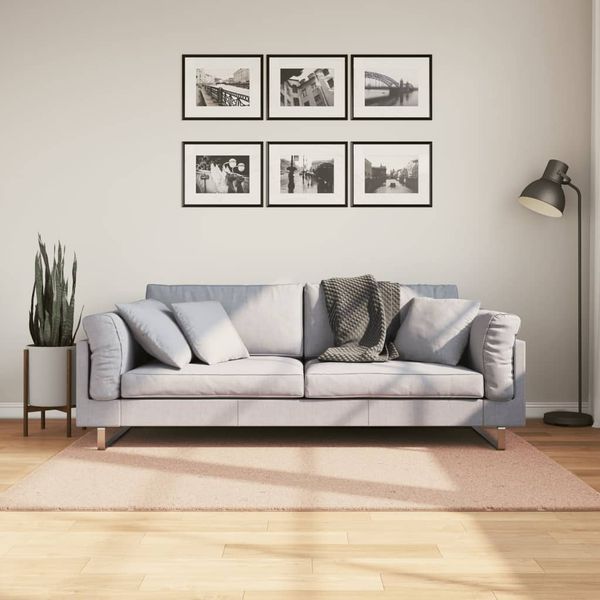 vidaXL Koberec HUARTE s krátkym vlasom umývateľný rumencový 120x170 cm