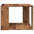 vidaXL konferenčný stolík Old Wood 40x40x30 cm Konštrukčné drevo