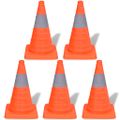 Skladacie dopravné kužele 42 cm 5 ks