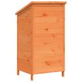vidaXL Záhradný prístrešok so strechou Hnedá 59 x 56 x 113,5 cm