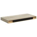 vidaXL Plávajúca nástenná polica, dubová 50x23,5x3,8 cm, MDF