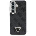 Puzdro Guess 4G Triangle Logo MagSafe pre Samsung Galaxy S26 čierne
