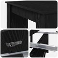 vidaXL Jedálenský stôl 240 x 85 x 75 cm Kompozitné drevo Čierny dub
