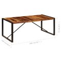 vidaXL Jedálenský stôl 200x100x75 cm, drevený masív akácia