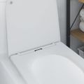 vidaXL WC sedadlo Biela 47 x 36 x 3,4 cm Duroplast