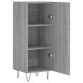 vidaXL Komoda sivý dub sonoma 34,5x34x90 cm spracované drevo