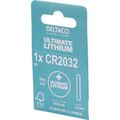DELTACO Ultimate CR2032, Gombíkové batérie, 1ks