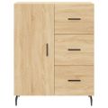 vidaXL Vysoká skrinka dub sonoma 69,5x34x180 cm spracované drevo
