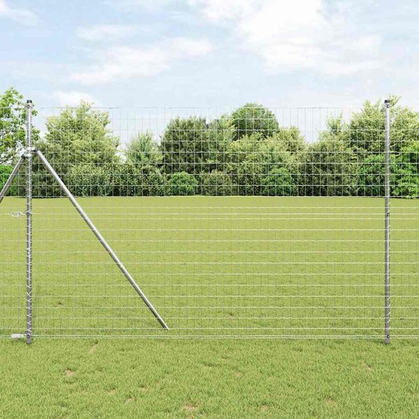 vidaXL Pevný kovaný drôtový plot 10 x 1,5 m (Š x V)