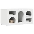 vidaXL TV skrinka ELST 80 x 35 x 40 cm Biela Kompozitné drevo