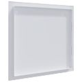 vidaXL Prístupové dosky Biela 30 x 30 cm ABS plast