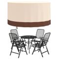 vidaXL Kryty na záhradný nábytok 2 ks Ø 157x71 cm 600D oxfordská látka