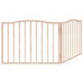 vidaXL Brána pre psa skladacia 2 panely 160 cm topoľové drevo