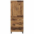 vidaXL Highboard 2 ks Staré drevo 69,5 x 34 x 180 cm
