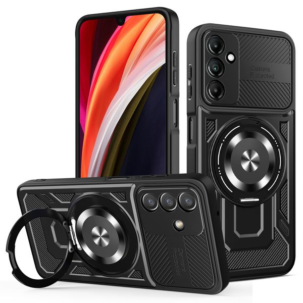 Defender Armor Mag puzdro pre Samsung Galaxy A17 4G / A17 5G / A18 5G čierne