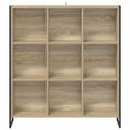 vidaXL Knižnica 99.5 x 30 x 108.5 cm Kompozitné drevo Sonoma
