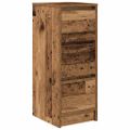 vidaXL Komoda staré drevo 29,5x34x76 cm kompozitné drevo