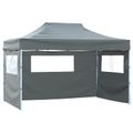 vidaXL Párty stan 280 x 410 x 315 cm Antracitová Oxfordská látka