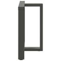 vidaXL Nohy k jedálenskému stolu v tvare T, 2 ks, antracitové, 80x35x(72-73) cm, oceľ
