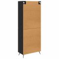 vidaXL Vysoký kabinet so policou 2 ks Čierny dub 69,5 x 34 x 180 cm