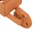 vidaXL Fúrikové kvetináče 2 ks 47x15x19 cm jedľový masív