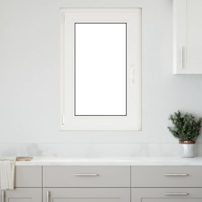 vidaXL Podkrovné okno RISOR 60 x 80 cm PVC a sklo Biela