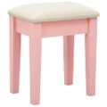 vidaXL Toaletný stolík so stoličkou ružový 65x36x128 cm drevo paulovnie MDF