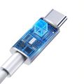 Kábel T-PHOX GLARY LITE SERIES 3W 1M USB-C/USB-C biely