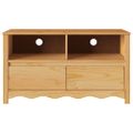 vidaXL TV skrinka Drammen Dub 99 x 43 x 55 cm Borovicový masív