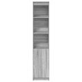 vidaXL Highboard Grey Sonoma 37,5x35x180 cm Engineered Wood