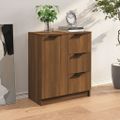 vidaXL Komoda hnedý dub 60x30x70 cm spracované drevo