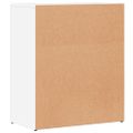 vidaXL Komoda biela 60x31x70 cm kompozitné drevo