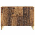 vidaXL Servírovacia skriňa Staré drevo 89 x 34,5 x 60 cm