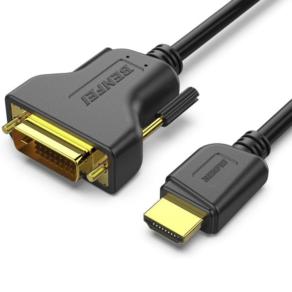 Kábel BENFEI HDMI na DVI 0,9 m obojsmerný 1080P čierny