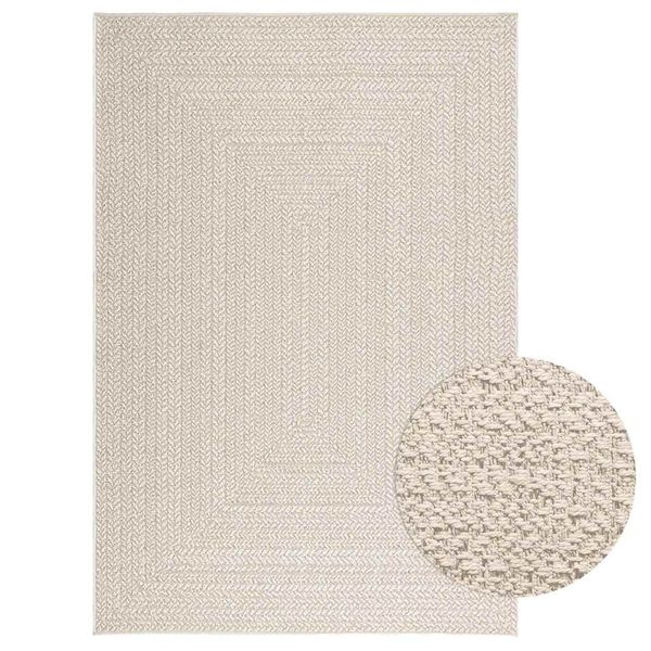 vidaXL Koberec ZIZUR 140x200 cm, jutový vzhľad, interiér a exteriér