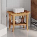 vidaXL Príručný stolík do kúpeľne 50x35x45 cm, tíkový masív