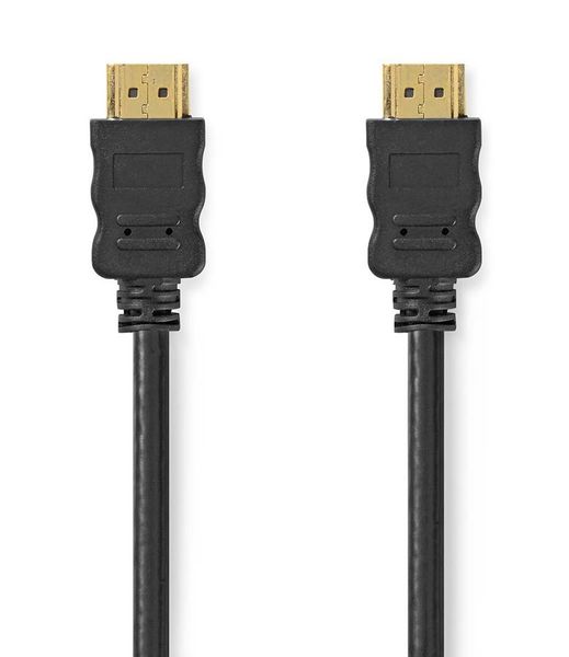 NEDIS High Speed HDMI 2.0 kábel s ethernetom/ 4K@60Hz/ zlatené konektory HDMI-HDMI/ čierny/ bulk/ 10m