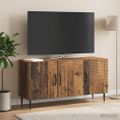 vidaXL TV skrinka Staré drevo 99 x 34,5 x 50 cm Kompozitné drevo