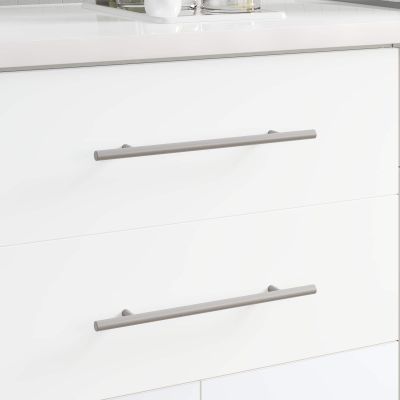 vidaXL Rukoväť skrine 2 pcs Strieborná 300 mm Nerezová oceľ