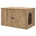 vidaXL Mačka Dom Dub artisan 85 x 55 x 50,5 cm Kompozitné drevo